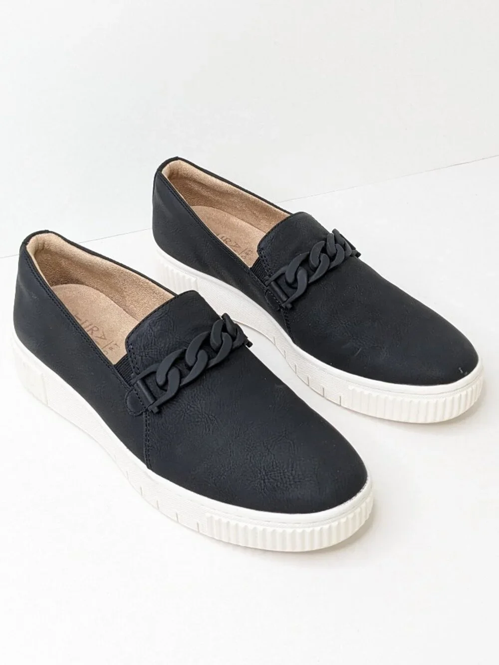 Naturalizer Trish Slip-On Shoes Black Womens 9.5